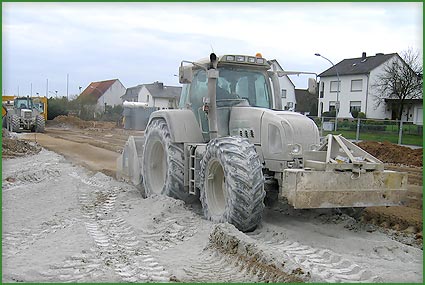 Erdbau - Bodenstabilisierung